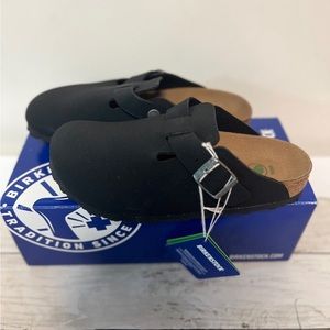 Vegan Birkenstock Boston clogs